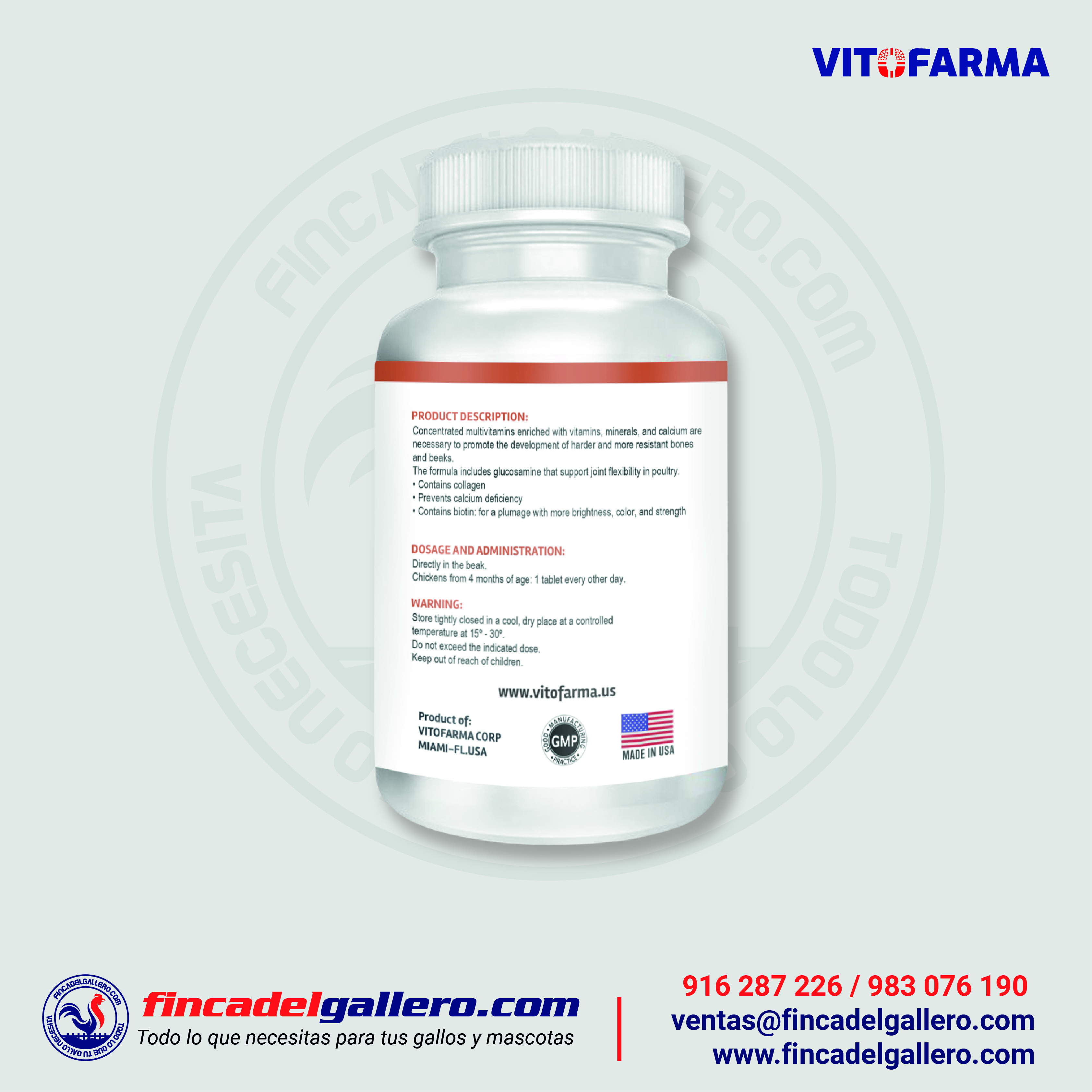 Pollobiotic Vitamina para Pollos - Imagen 2
