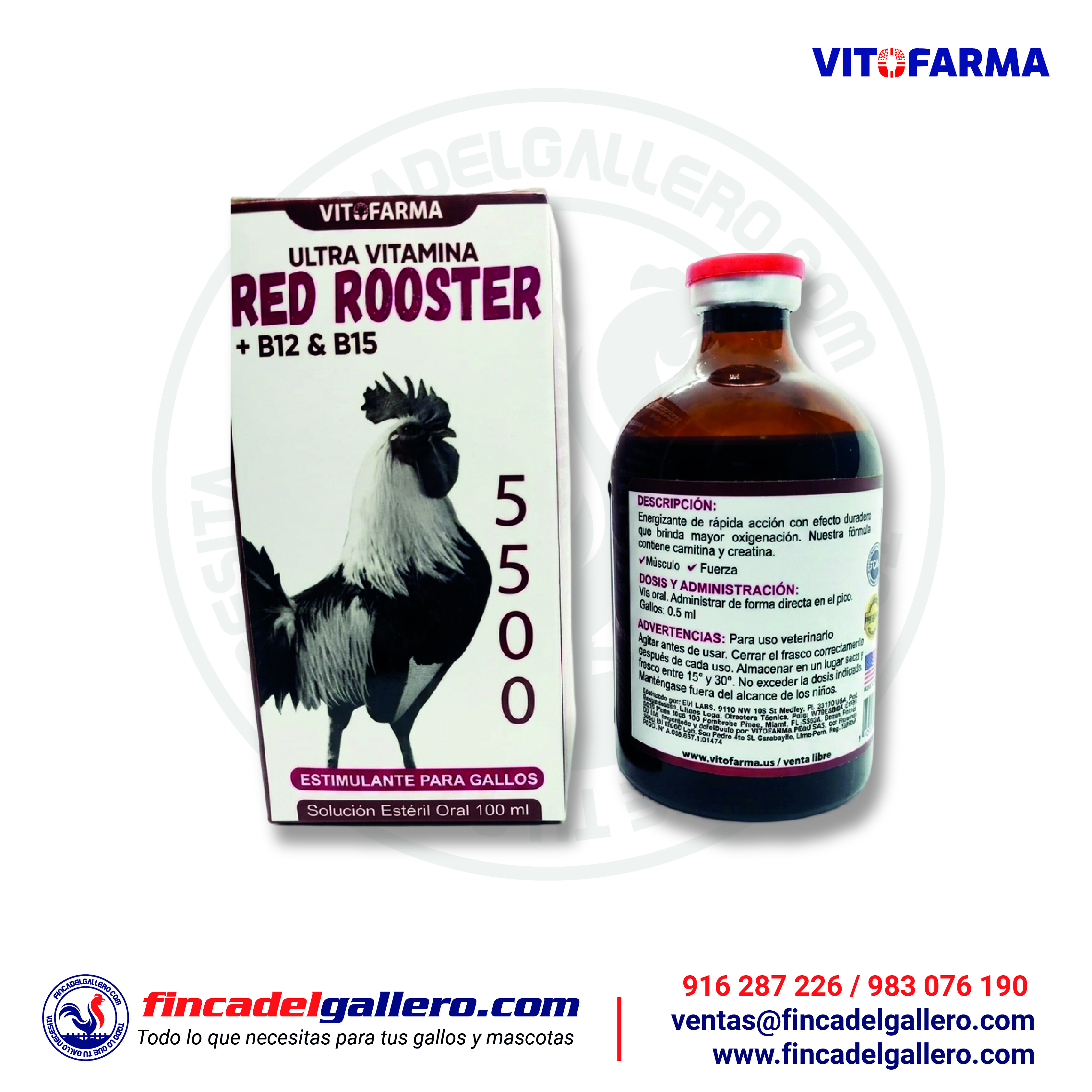 l carnitina para gallos de pelea Red Rooster B12 5500 Estimulante Kojic Acid & Glutathione Expert Series FLAVOURS:Mango Punch