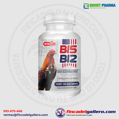 Vitamina B15 B12 para gallos