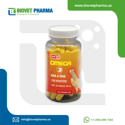 Aceite de pescado omega 3 para gallos – 100 cápsulas