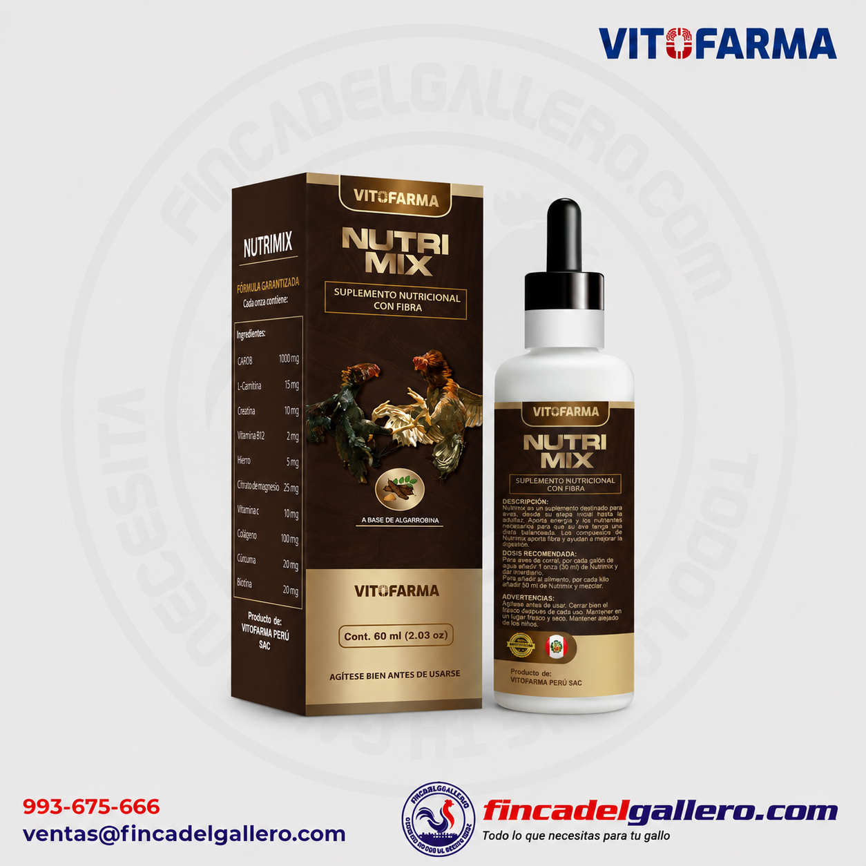 Suplemento nutricional a base de algarrobina – NUTRIMIX - Imagen 3