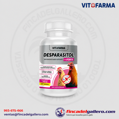 Desparasitol Forte para gallos -120 Tabletas