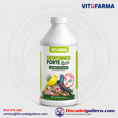 Desparasitante líquido para pájaros y palomas – Dewormer forte 500 ml
