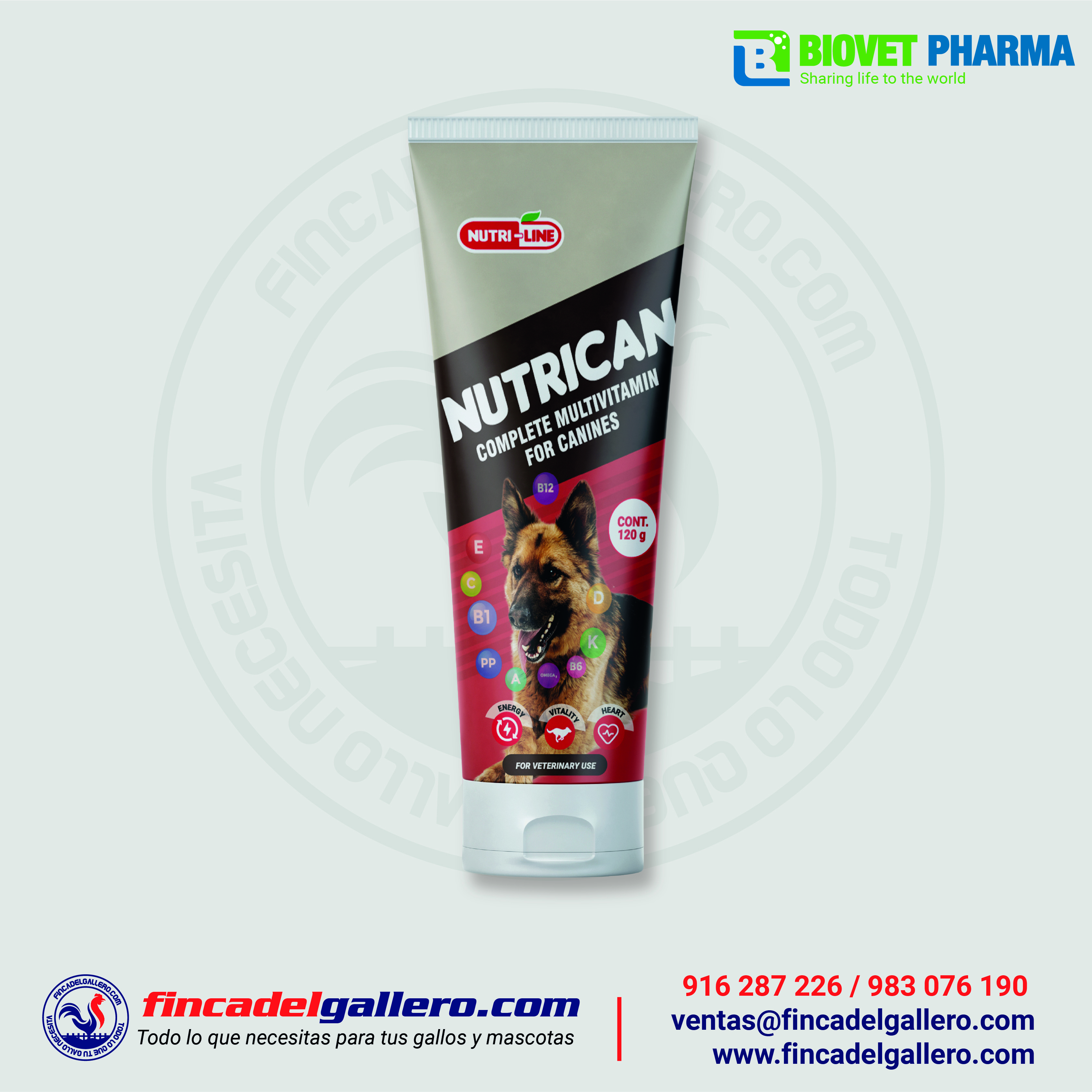 NutriCan– Multivitaminico en pasta para perros