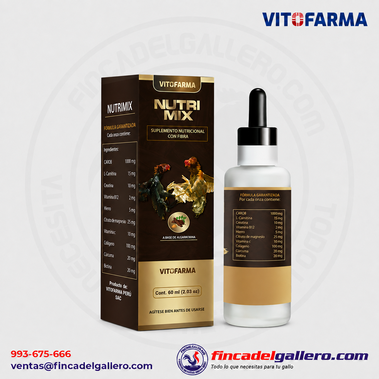 Suplemento nutricional a base de algarrobina – NUTRIMIX - Imagen 2