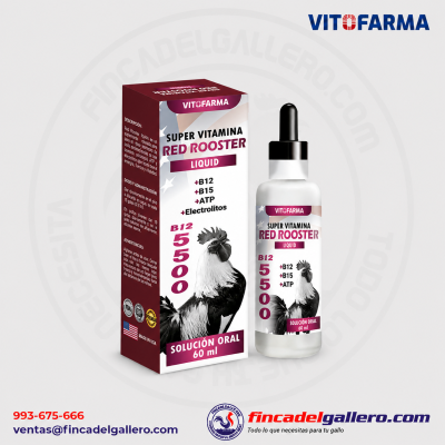 Red Rooster Liquid 5500 con ATP y Electrolitos – 60ml