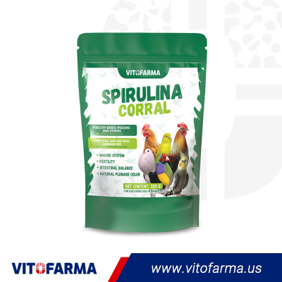 Spirulina Corral 300g – Suplemento Nutricional para todo tipo de Aves