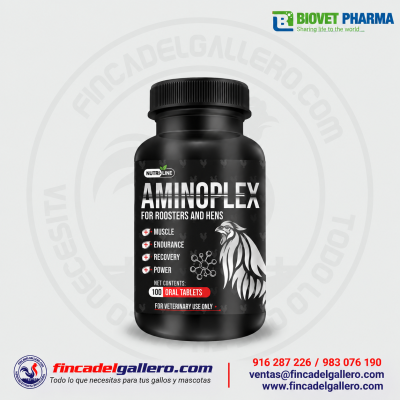 Aminoplex Aminoácidos para Gallos 100 Tabletas