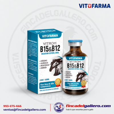 Vitamina B15 B12 – Vitrom B15 & B12 – Solución Estéril